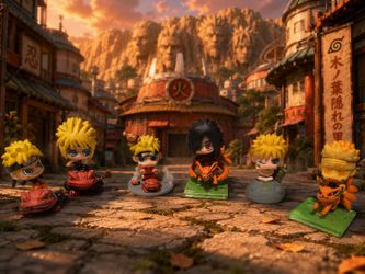 Naruto Chibi Mini Figure Sets up for trade