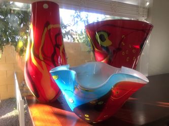 Very Heavy Glass Wases $40 Each