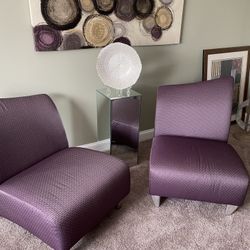 2 Formal Side Chairs 