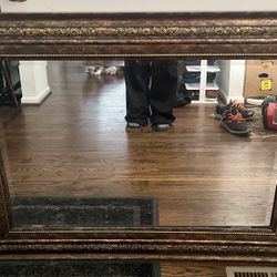 Beautiful Brown Framed Wall Mirror 