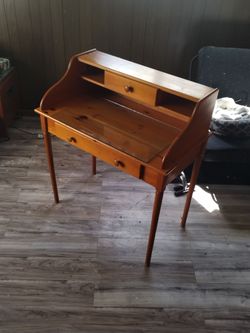 Wooden study desk