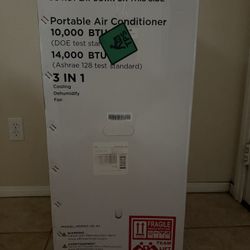 14000 BTU Portable Air Conditioners with Remote Control, 3-in-1 Free Standing Cooling AC Unit with Fan & Dehumidifier, Cools Room up to 700 sq.ft