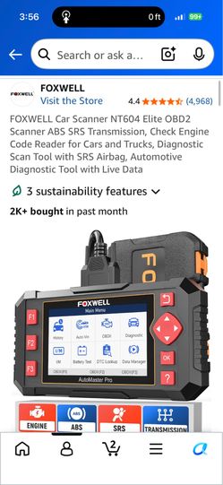 Foxwell Car Scanner NT604