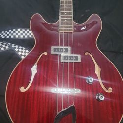 Brand New Hollow Body Bass Guild