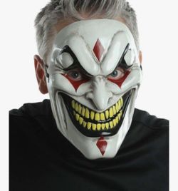 Adult Evil Jester Halloween Mask