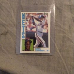 1984 Topps Darryl Strawberry Rookie