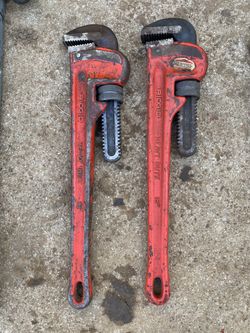 PIPE WRENCH RIDGID 18” $ 40 Each