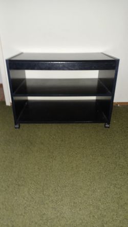 TV stand with casters