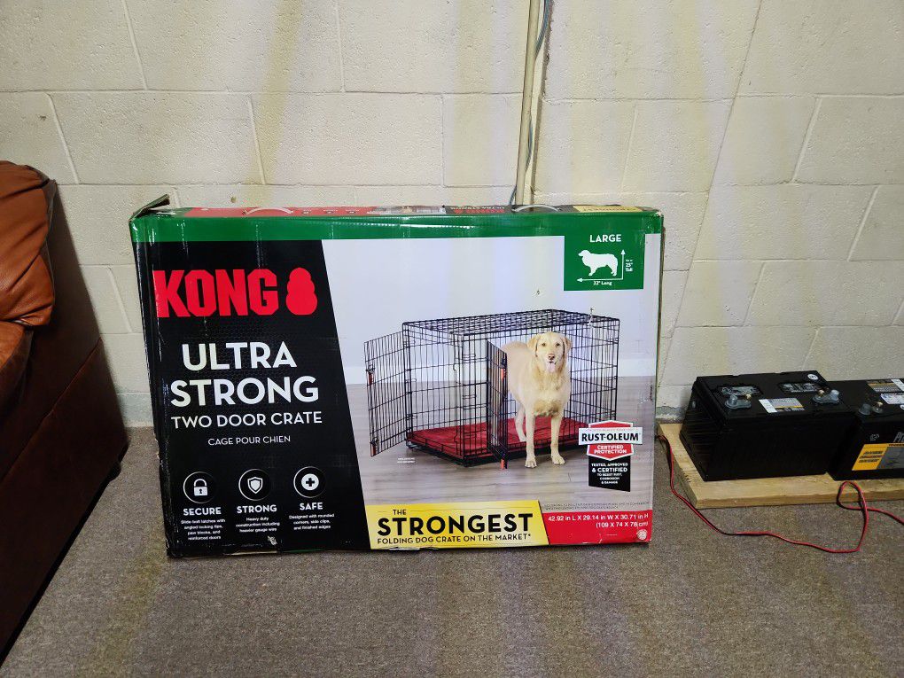 Used Kong Dog Crate