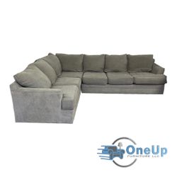 Gray United Furniture Sectional Couch Sofa **FREE DELIVERY**