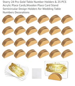 Table number stands