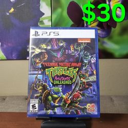 PS5 Teenage Mutant Ninja Turtles - Mutants Unleashed (Video Game)