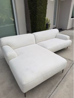 Abisko 94.5" Left Sectional - Quartz White