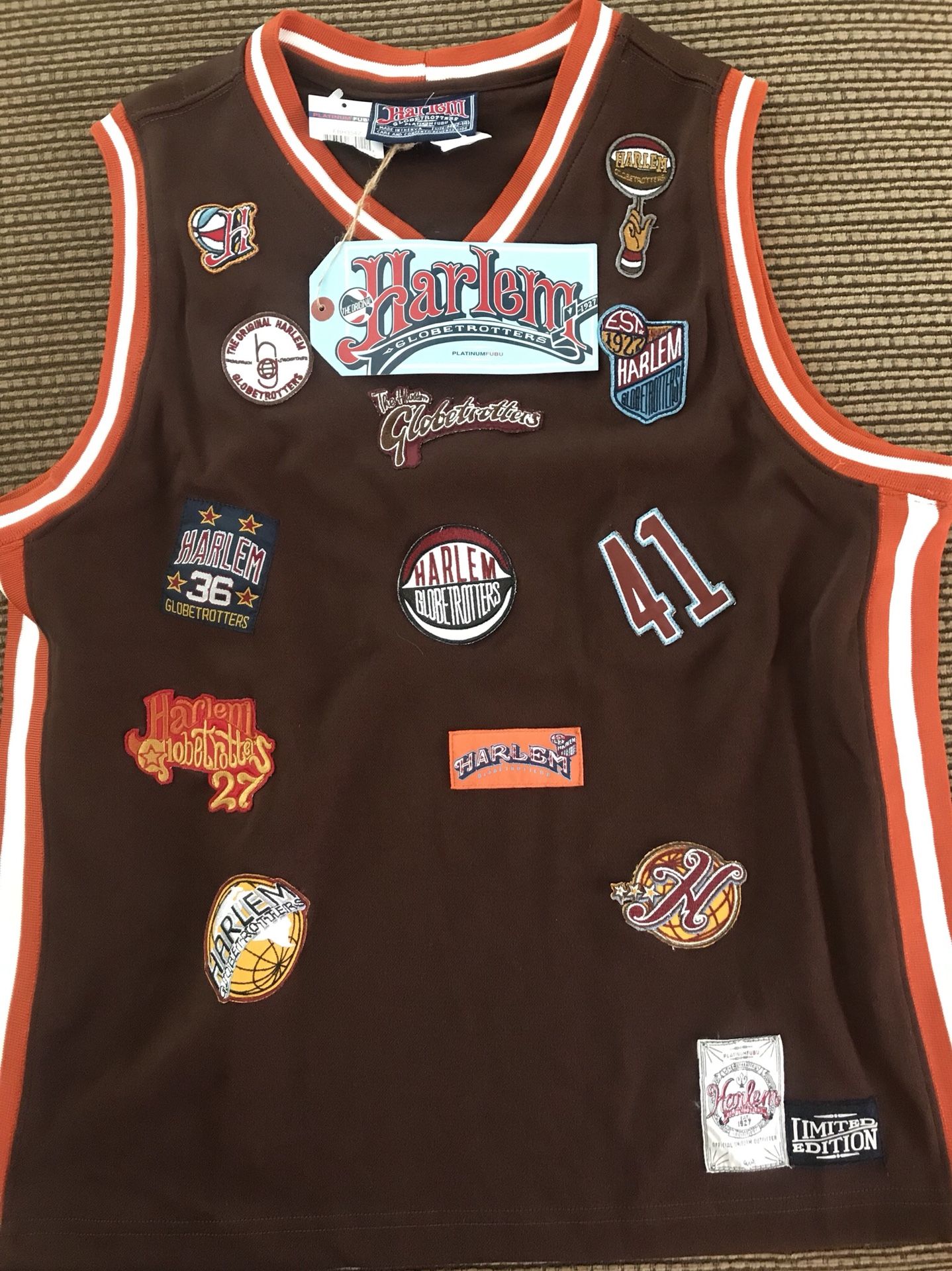 Platinum Fubu Platinum Nba Jerseys Harlem Globetrotters