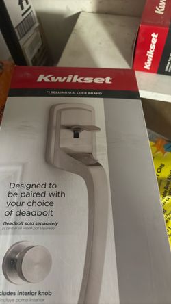 Kwikset handle only - new
