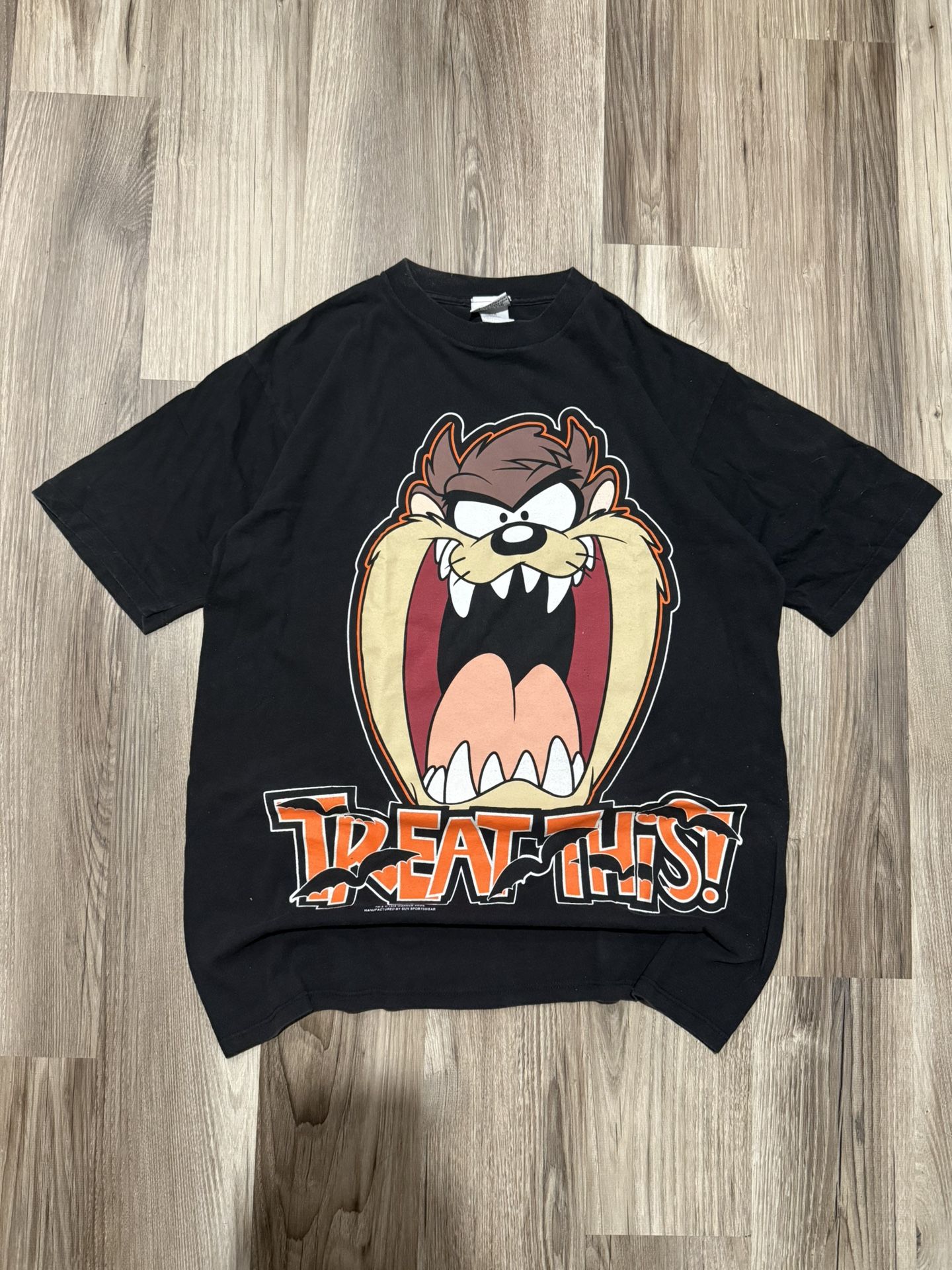 Vintage Looney Tunes Tasmanian Devil T-shirt • Size XL