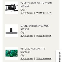 T.v And Sound System 