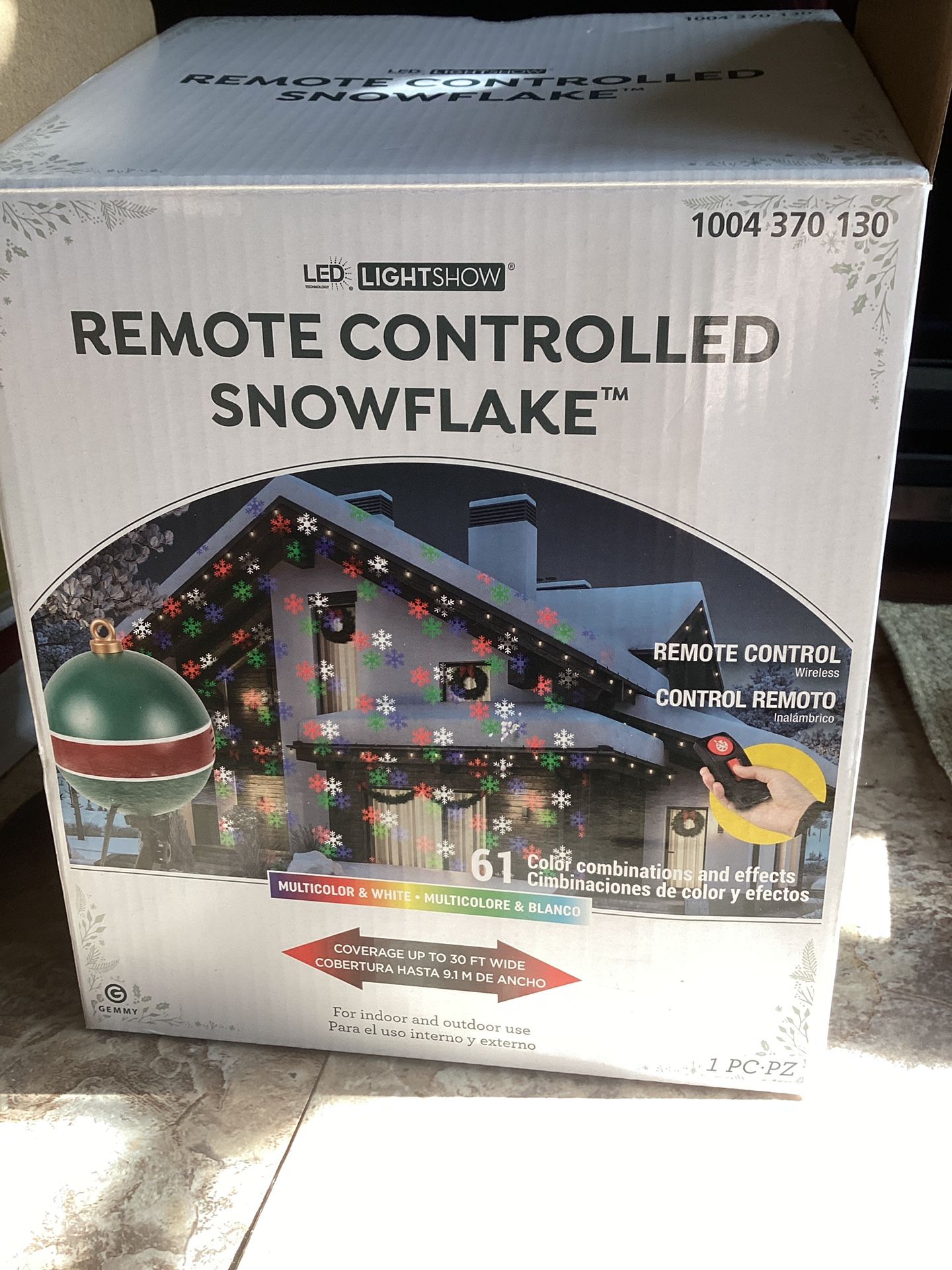 Light show remote Controlled Snow Flake
