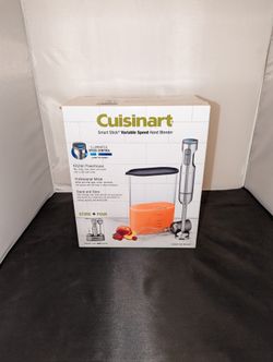 Variable Speed Hand Blender Cuisinart Smart Sticker Whisk w/ Storage Case