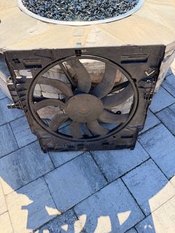 Radiator Cooling Fan Assembly (contact info removed) For BMW X5 3.0L 4.8L 2007-2010