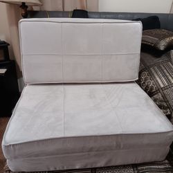 Your Zone Ultra Soft Suede 3 Position Convertible Lounge Flip Chair