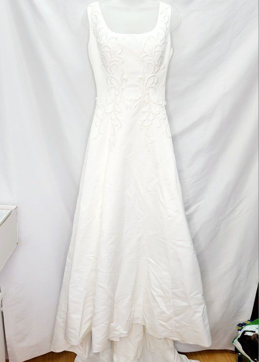 Mon Cheri Beaded & Back lace Wedding Dress 