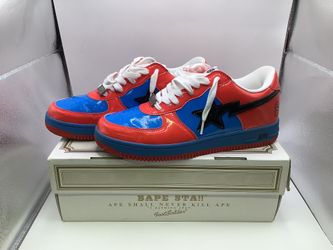Marvel X BAPE STA!! A Bathing Ape branded Spider-Man shoes (Size 11)