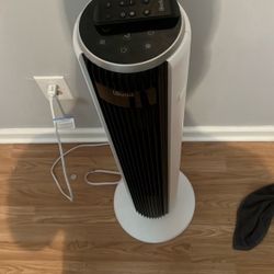 Touch Screen Tower Fan Blows Cold Air