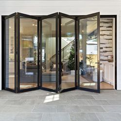 Aluminum Bi-Folding Patio Doors *In Stock*