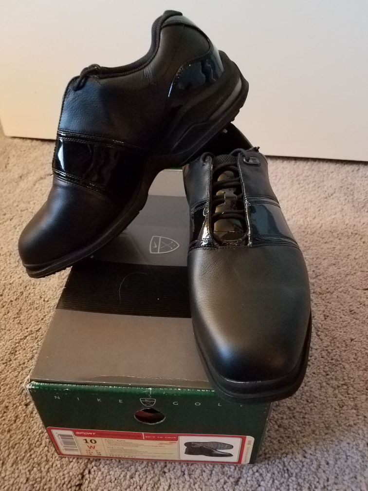 Rare Nike sp7.5 tw tour tiger woods golf shoes size 10 wide