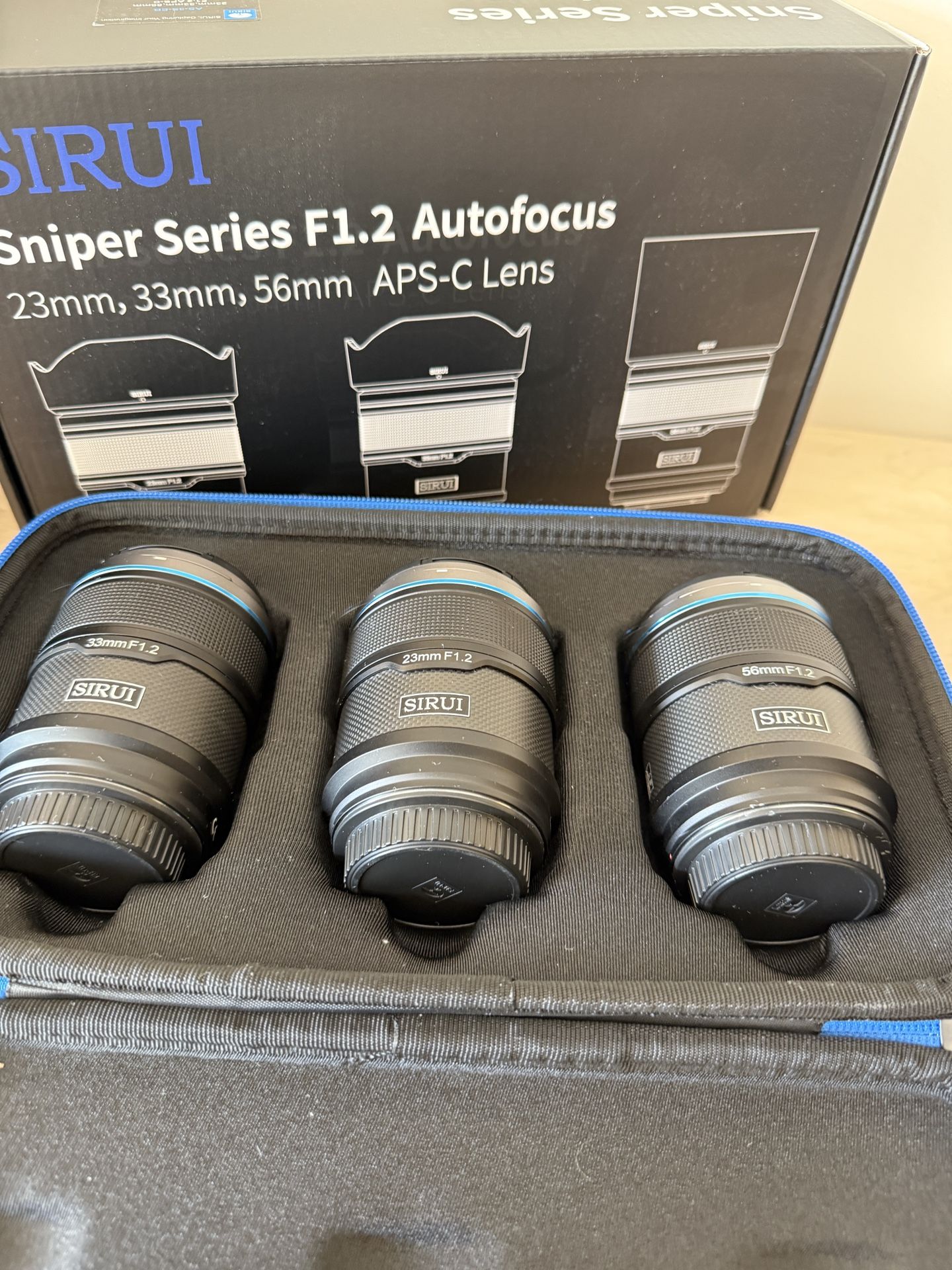 Sirui Sniper Series F1.2 Autofocus 3 Lenses Kit