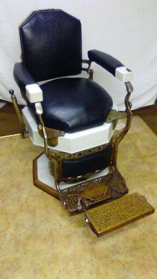 Rare Antique Koken Congress 500 Octagon Barber Chair For Sale In
