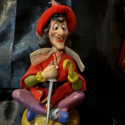 1960’s Sitting Captain Hook Figurine 