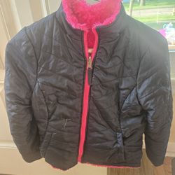 Reversible Coat Pink/Black