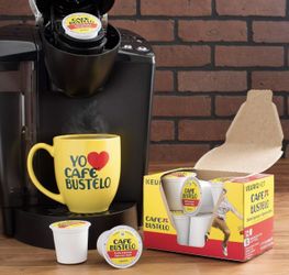 Café Bustelo Espresso Style Dark Roast Coffee, 128 Keurig K-Cup Pods
