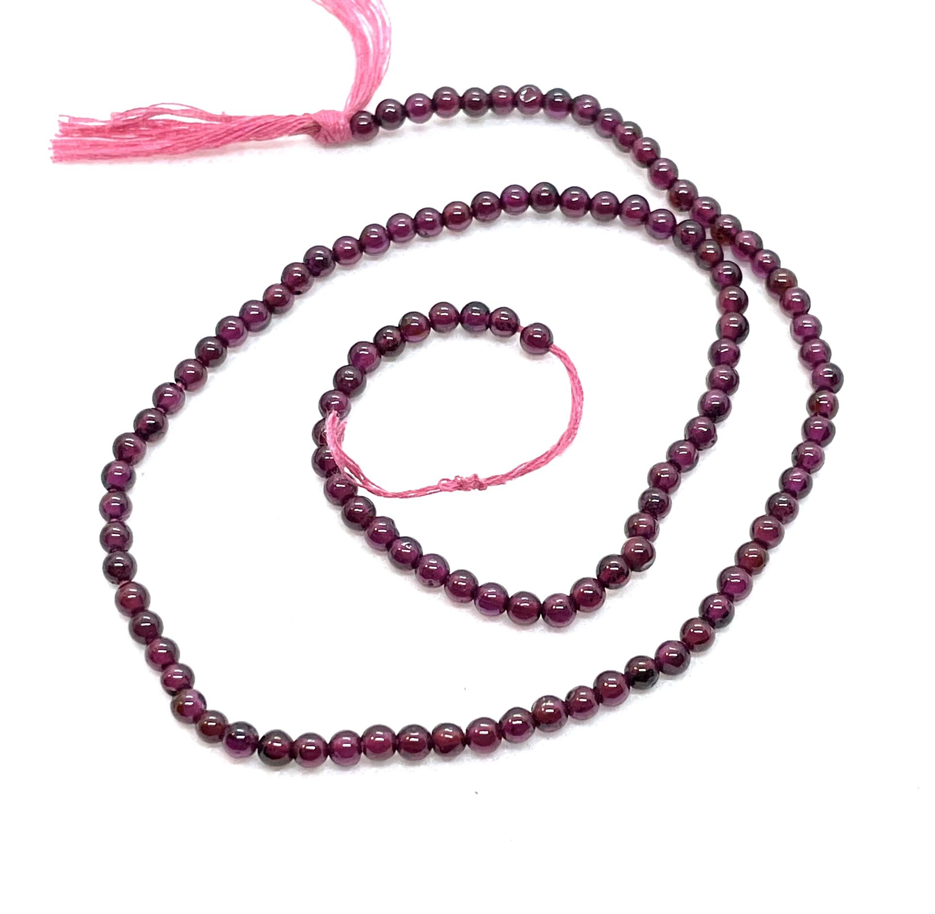 Lot Of 4mm Garnet Beads