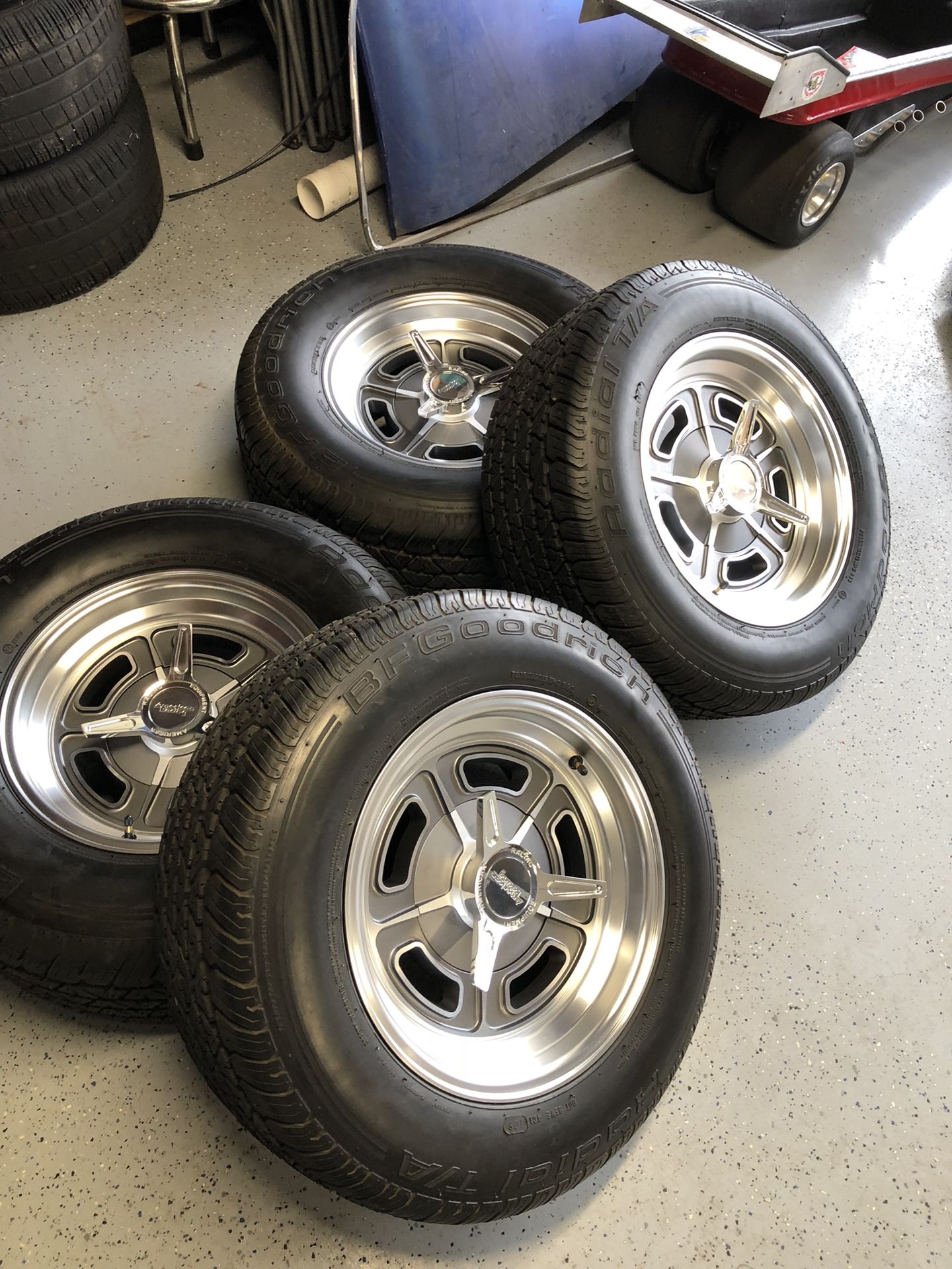 American Racing Salt Flat wheels and BF Goodrich tires