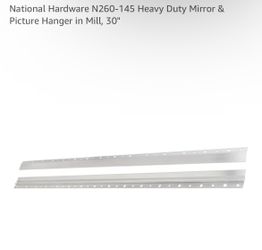 2 PCs National Hardware N260-145 Heavy Duty Mirror & Picture Hanger in Mill, 42”