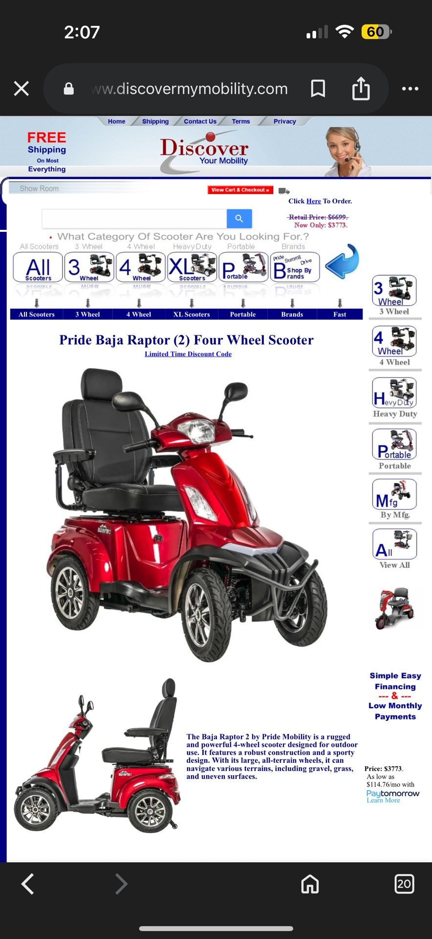 4 Wheel Scooter 