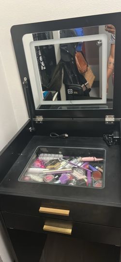 Makeup Vanity with Stool