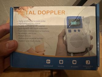 Fetal Doppler Baby Heartbeat Monitor