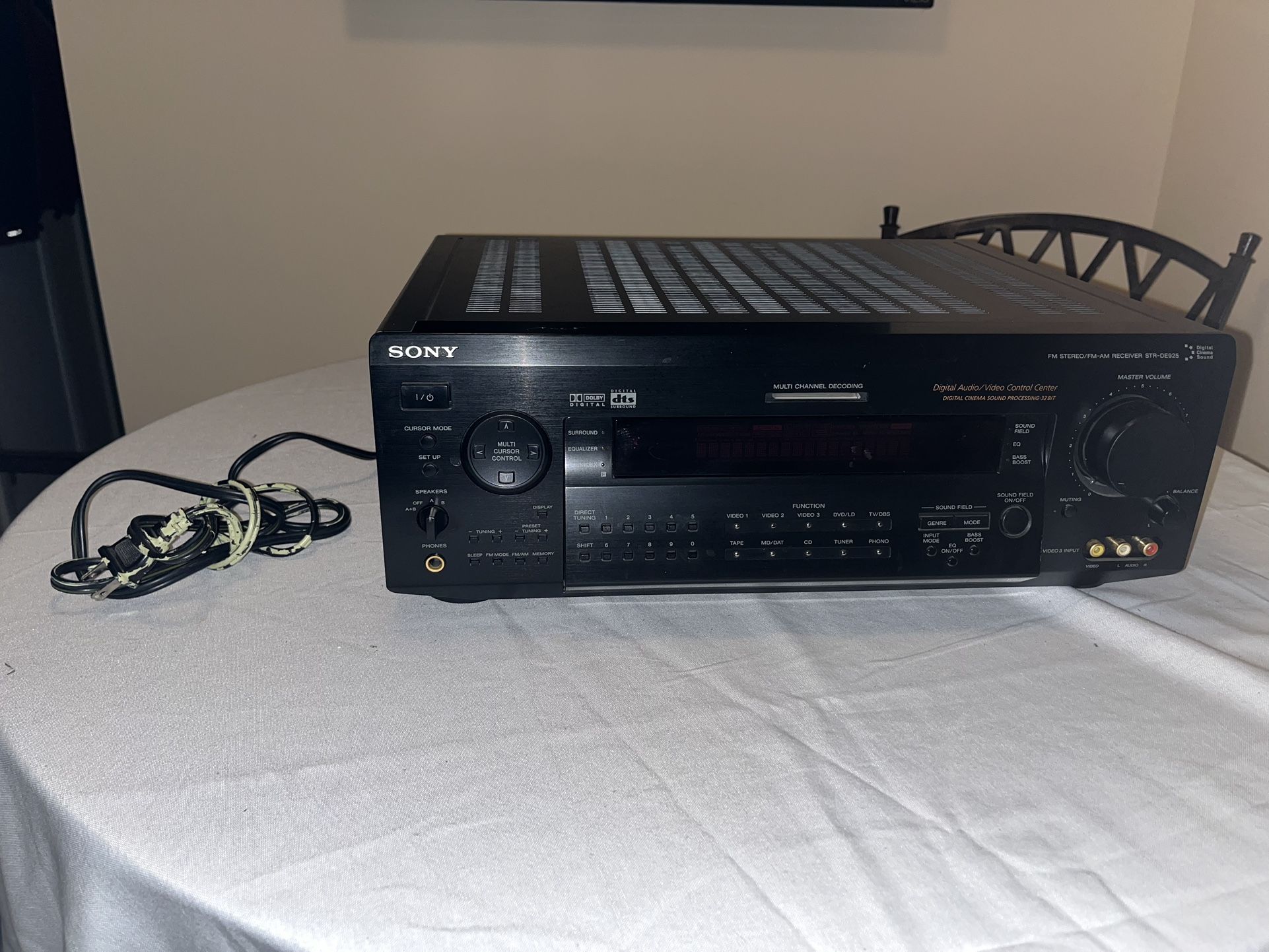 Sony FM stereo/FM-AM receiver STR–DE925 no remote