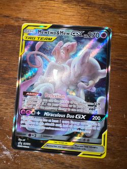 Mewtwo & Mew GX Tag Team SM191 Pokemon Card