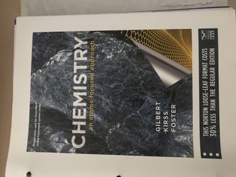 Chemistry : An atoms focused approach 1st edition