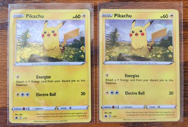 Pokemon Pikachu Holo's