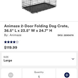 XL Dog Crate 