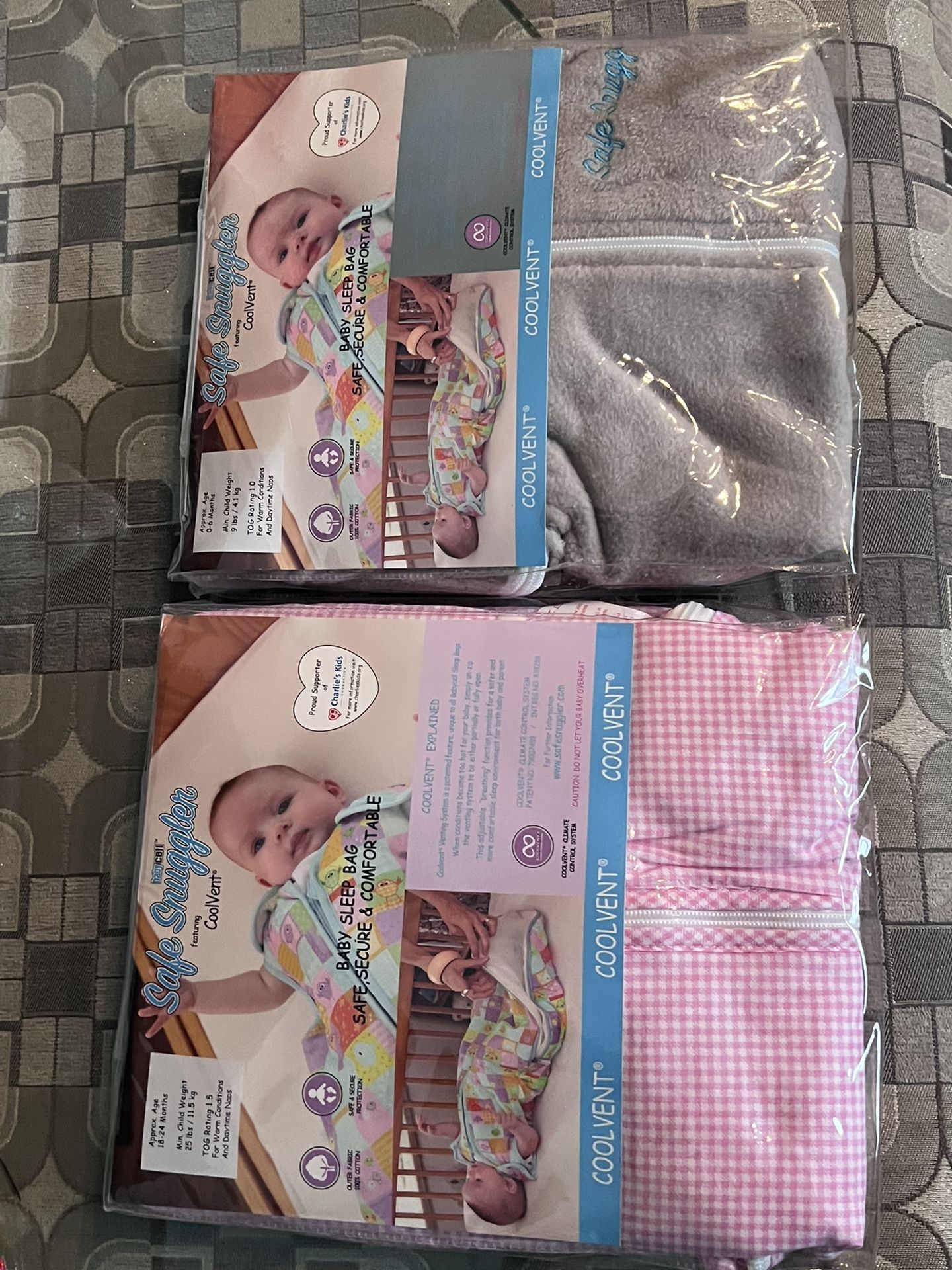 Baby Safe Snuggle Size 0-6 Months And 18-24 Months