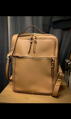 Calpak Kaya 15” Leather Laptop Backpack
