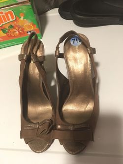 Brown heels size 7.5