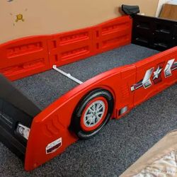 Grand Prix Race Car Toddler and Twin Bed